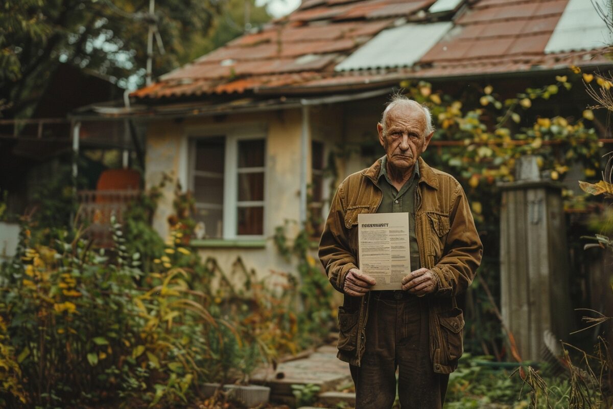 Drame humain à 82 ans : Risque d'expulsion d'une maison qu'il aime, pris en étau par la famille