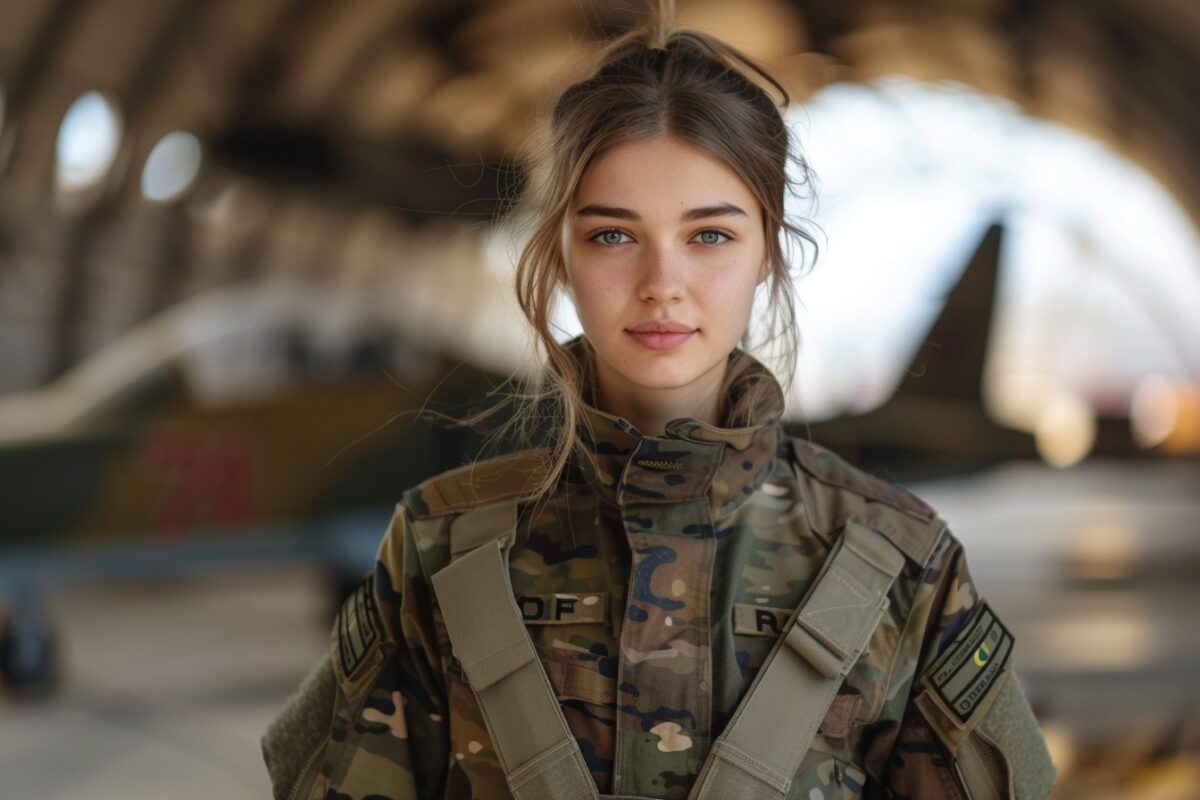 Échappant à un destin terrifiant: Comment une jeune femme défie les normes et s’enrôle dans l’armée de l’Air
